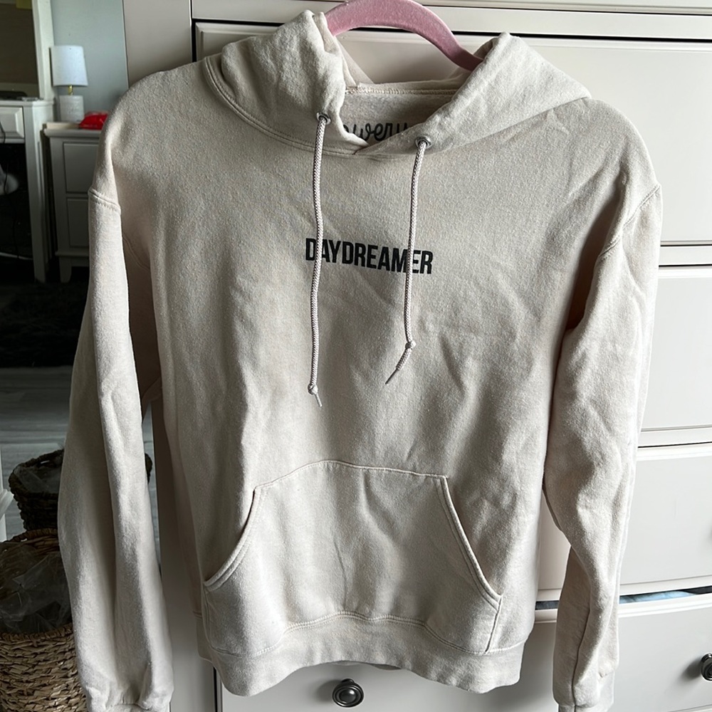 daydreamer tan hoodie